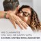 Ring Size Adjuster for Loose Rings - 12 Pack Silicone Ring Sizers in 2 Sizes for Various Band Widths - Invisible Ring Guards for Men and Women by 5 STARS UNITED